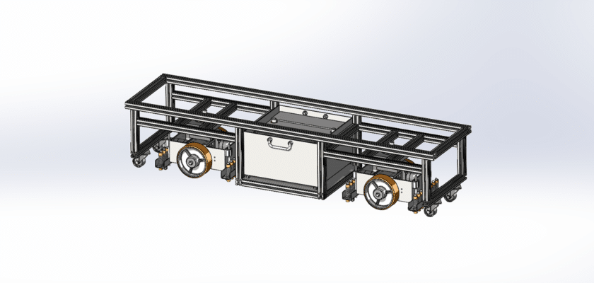 AGV Trolley With Profile Frame Structure