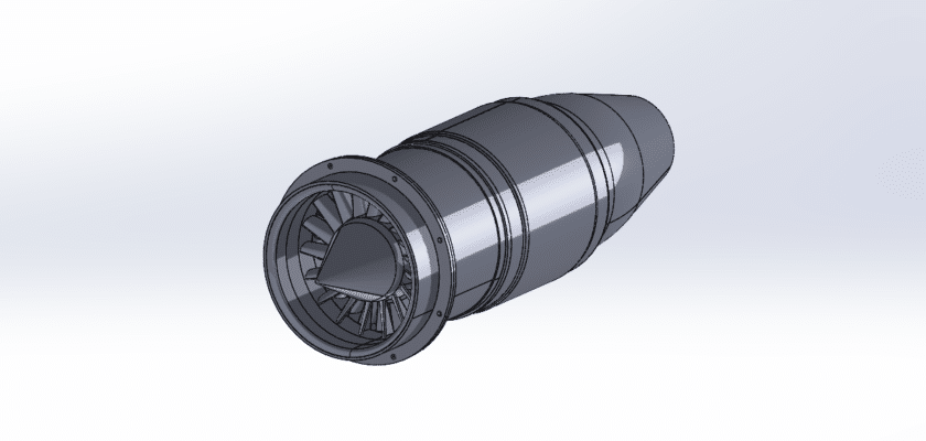 Axial Flow Aircraft Engine