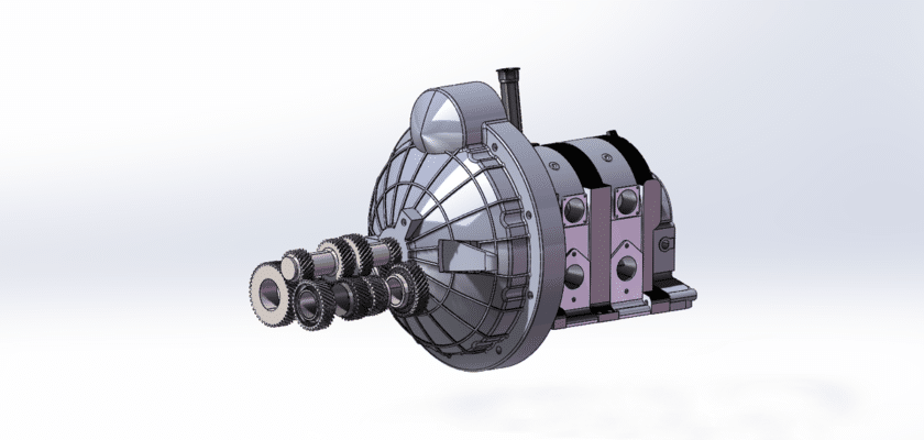 13B Double Chamber Wankel Rotary Engine