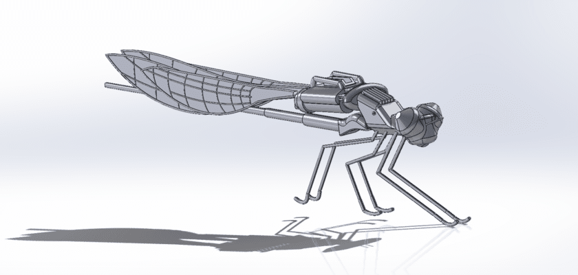 Dragonfly Spy Drone Model