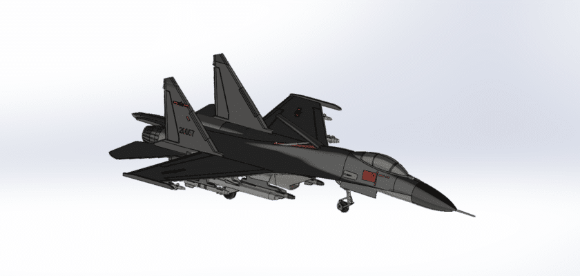 J-11 Fighter Model