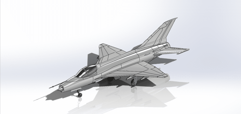 J-7MG Fighter Simple Model