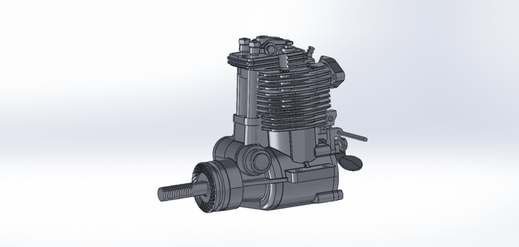 Free OS20 Single-Cylinder Engine Model Drawing - Download Now - MechStream