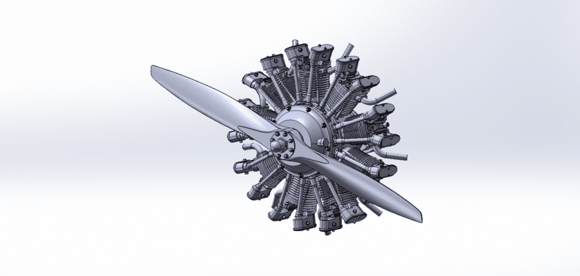 Olsryd 9-Cylinder StarEngine Model
