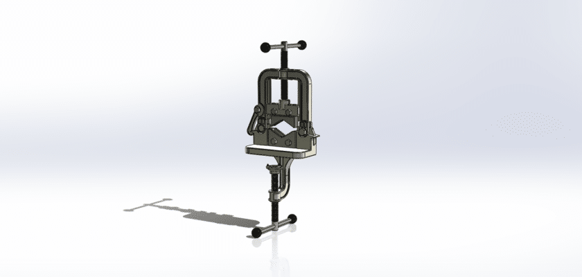Pipe Clamp Bench Vise