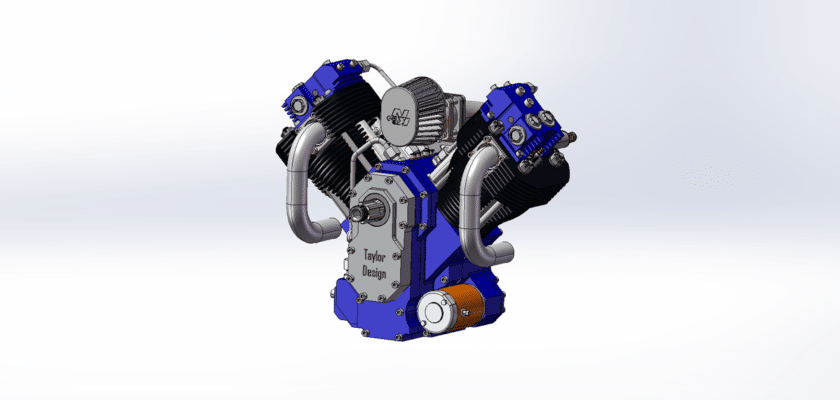 VMS-85 Eight Cylinder Engine Model