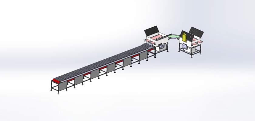 Food Processing Cleaning Conveyor Line
