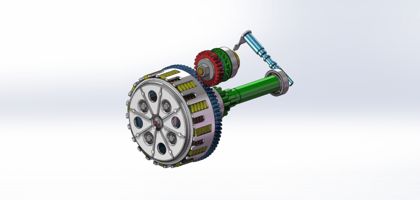 Motorcycle Clutch Principle Model