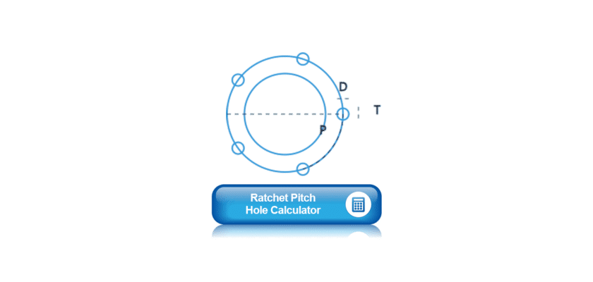 Ratchet Pitch Hole Calculator