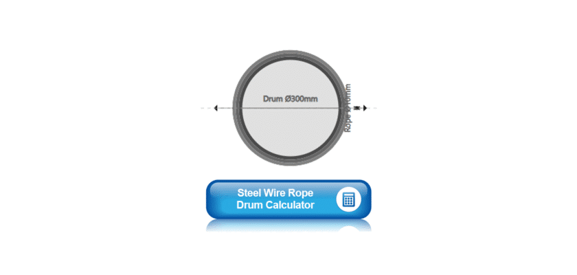Steel Wire Rope Drum Calculator