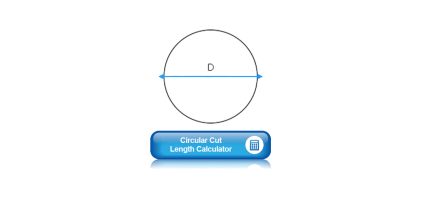 Circular Cut Length Calculator