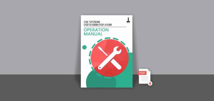 CNC Systems OSP-U100M/OSP-U10M Operation Manual