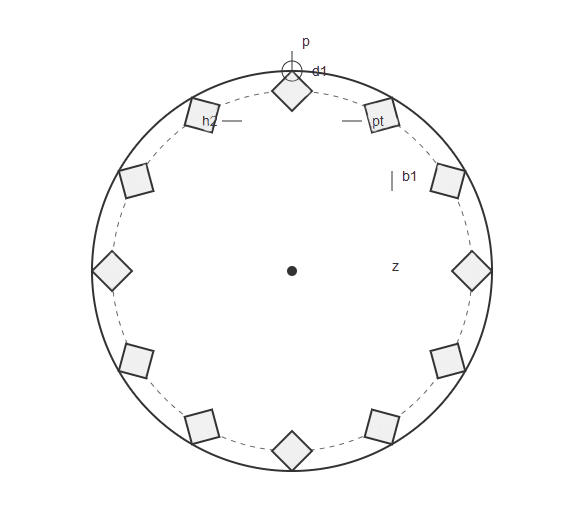 Chain Sprocket Parameter Calculator - MechStream