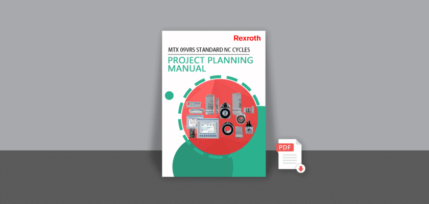 Rexroth IndraMotion MTX 09VRS Standard NC Cycles Project Planning Manual
