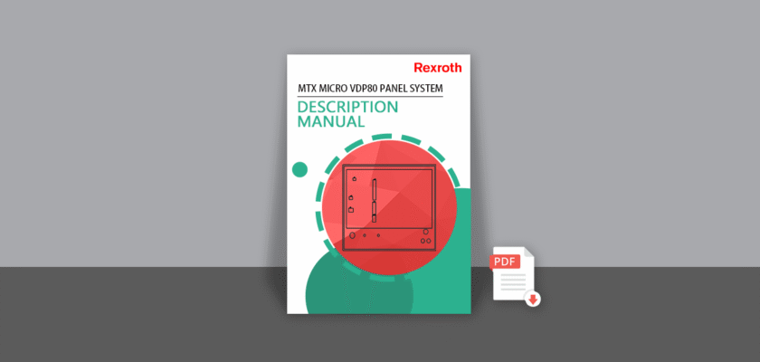 The Rexroth MTX micro VDP80 Panel System Description Manual provides an in-depth overview of the features and functionalities of the VDP80 Panel System. This comprehensive guide is essential for users who need to understand the intricacies of the MTX micro system, including its configuration, operation, and troubleshooting. Whether you're a technician or an engineer, this manual will serve as a valuable resource to maximize the efficiency and reliability of your panel system