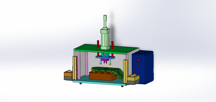 Plastic Injection Molding Hot Cutting Nozzle Machine
