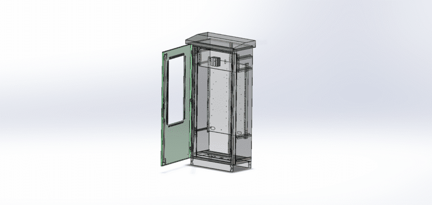 Wall-Mounted Outdoor Electrical Control Cabinet