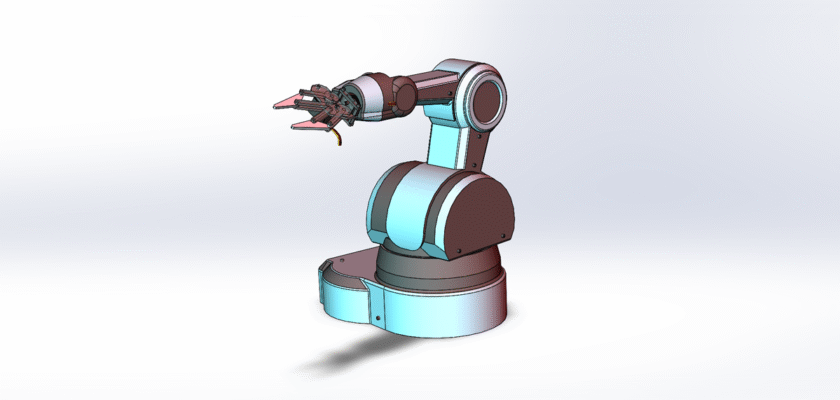 3D Model Of Robotic Arm