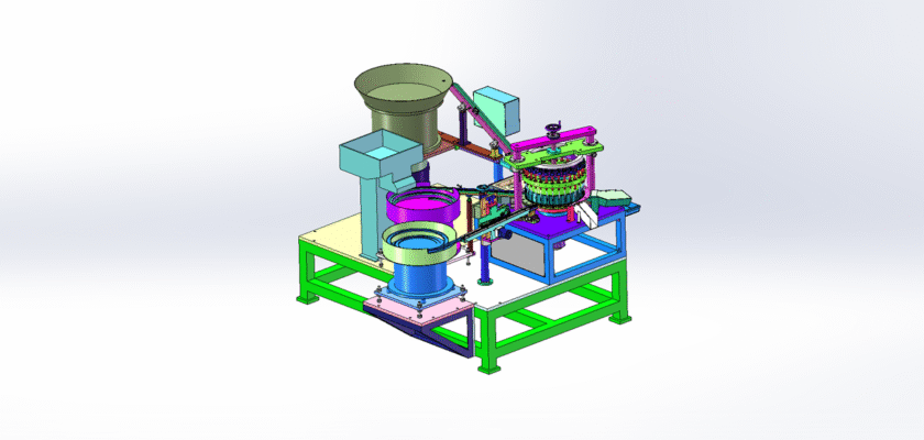 Cam Bottle Cap Assembly Machine