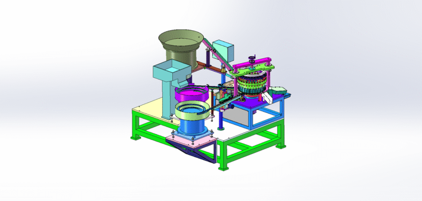 Cam Bottle Cap Assembly Machine