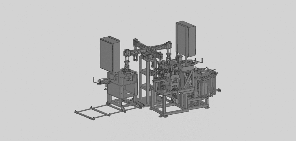Dual Turret Custom Assembly Machine Drawing: Free Download - MechStream
