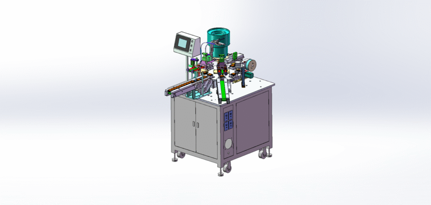 Heat Sink Gluing And Nailing Machine