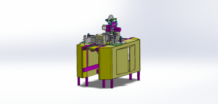 Amazing Packaging Box Labeling Machine Drawing - MechStream