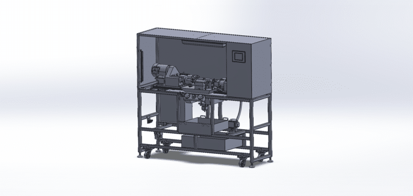 Precision Four-Axis Lathe