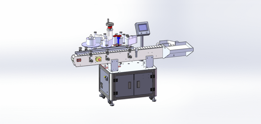T21100 Fully Automatic Vertical Round Bottle Labeling Machine