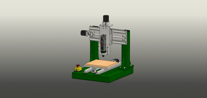 Three-Axis Desktop CNC Engraving Machine