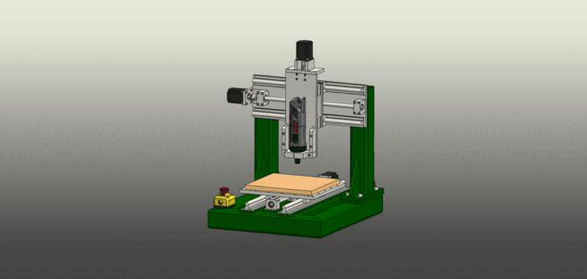 Three-Axis Desktop CNC Engraving Machine