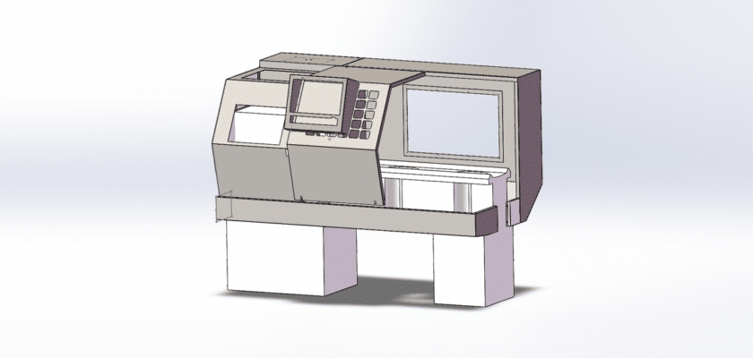 Carcasa de torno CNC