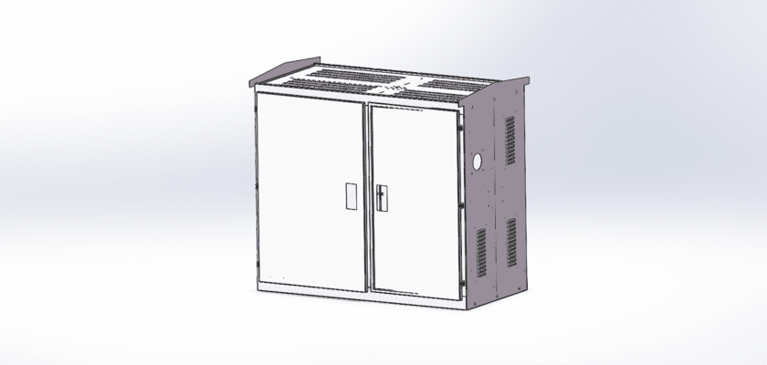 Armoire de distribution électrique complète