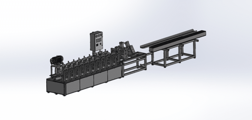 Demo Drywall Roll Forming Machine