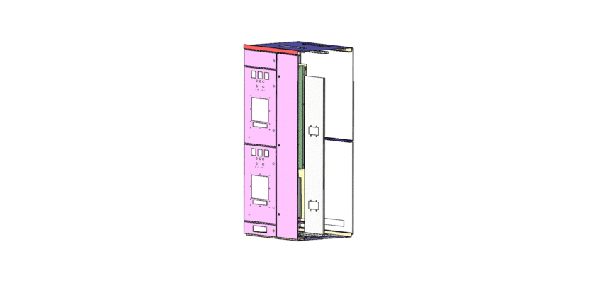 MNS-Power Distribution Cabinet 3D Drawing (Universal)