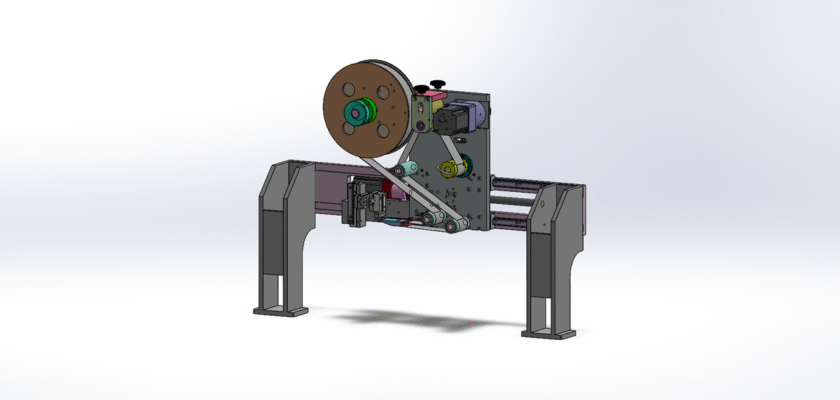 Paper Tear-Off And Sticker Mechanism
