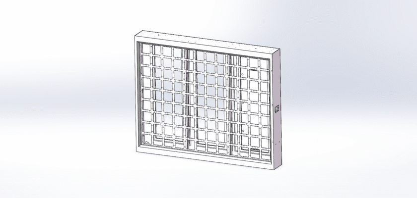Sheet Metal Cabinet Traffic Screen