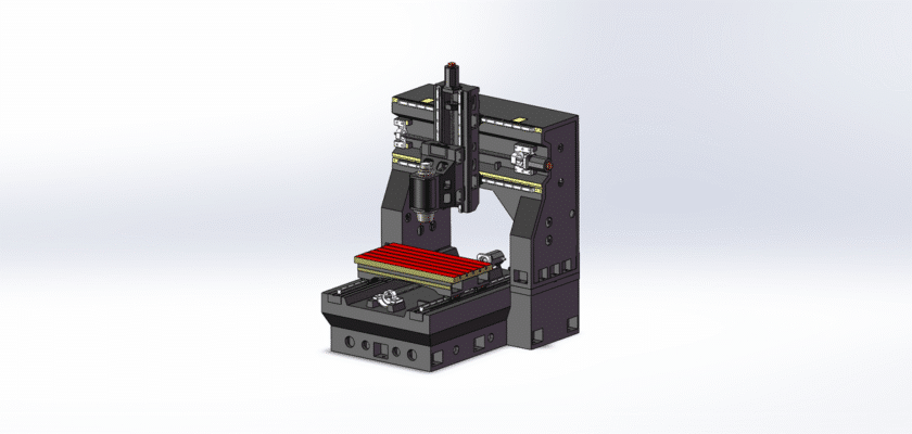 Pequena fresadora CNC