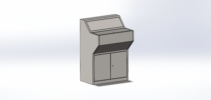 Get Your 800X450X1200 Control Panel Drawing Now - MechStream