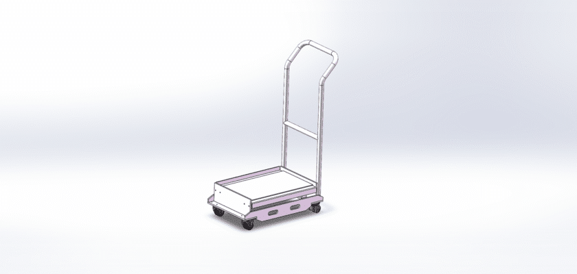 Battery Flatbed Cart