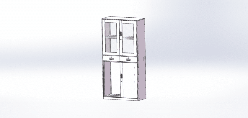 Glass Filing Cabinet