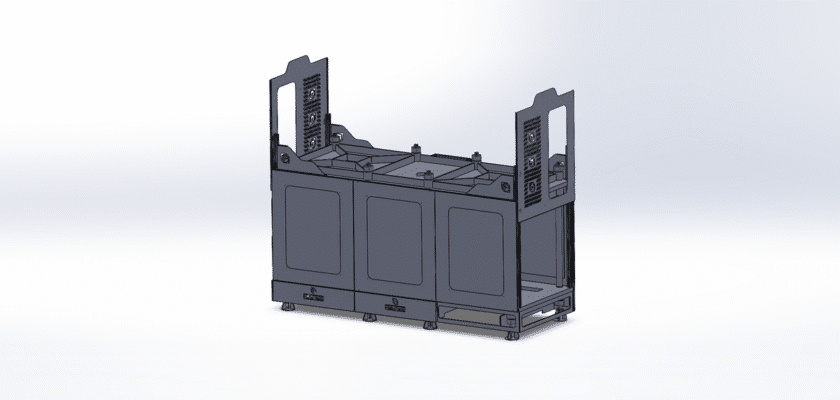 Large Horizontal Outdoor Cabinet