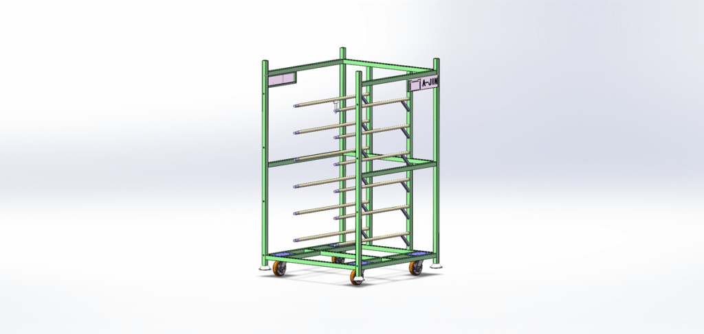 Essential Logistics Rack Trolley Drawing Mobile Free Download - MechStream