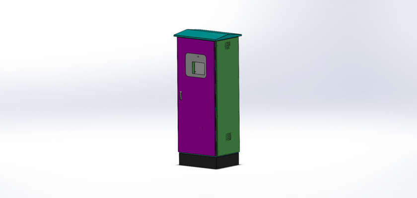 Outdoor 304 Stainless Steel PLC Control Cabinet