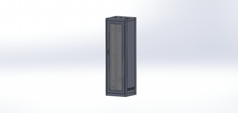Solidworks Server Rack Design Download Ultimate Glass Server Rack Drawing - MechStream