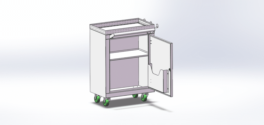 Transformer Quality Inspection Tool Cart