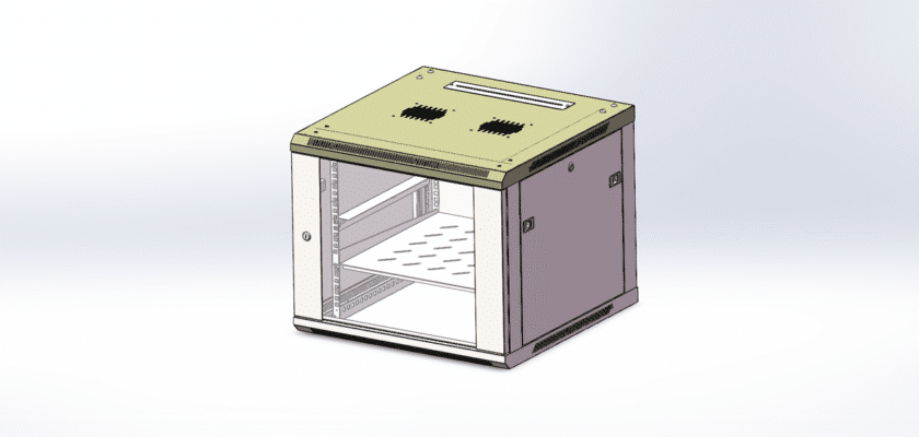 Wall-Mounted Low-Voltage Electrical Cabinet