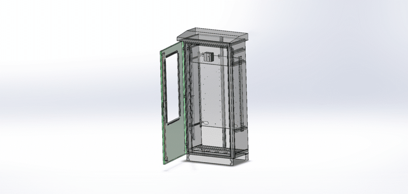 Wall-Mounted Outdoor Electrical Control Cabinet