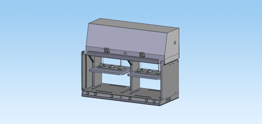 Dual-Needle Bed Machine
