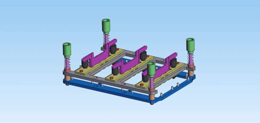 Electronic Component Welding Fixture